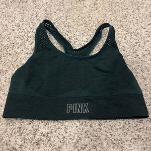 PINK Victoria's Secret Deep Teal Sports Bra